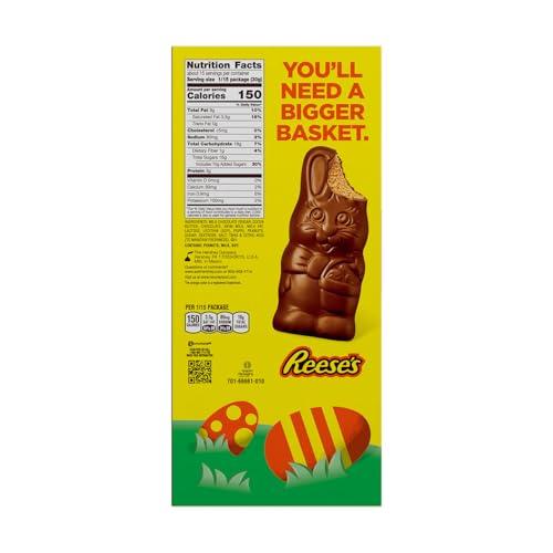 Reese's REESE\'S BUNNY Milk Chocolate Peanut Butter, Easter Candy Gift Box, 1 lb