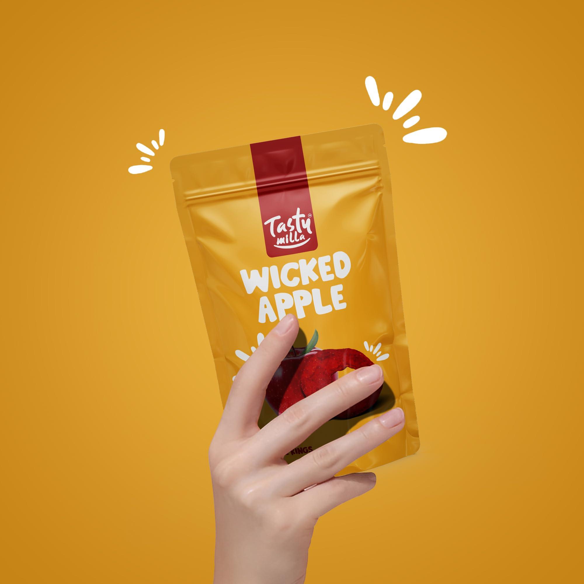 Tasty Milla Tasty Milla | Wicked Apple | Fluffy rings of dried apple enchilada with chile and chamoy | 175 grs