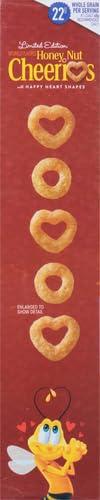 Cheerios Honey Nut Cheerios Heart Healthy Breakfast Cereal, Gluten Free Cereal With Whole Grain Oats, Large Size, 15.4 oz