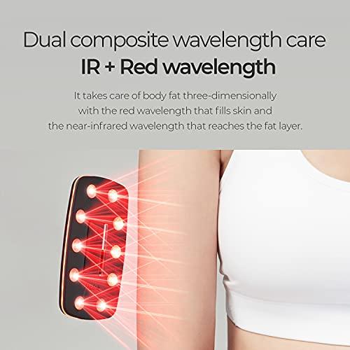 Aalok AALOK Mini Massager Near-Infrared LED Light Therapy Device, Use Portable Device at Home,Wearable Thermal Massager Covering for Pain Relief, Muscle Therapy for 12mins a Day.