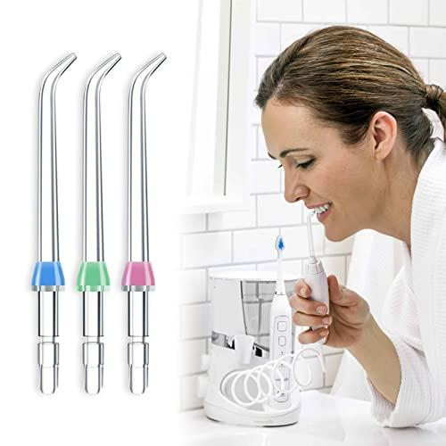 RAXSEG Flosser Replacement Tips for Waterpik Water Flosser, Reach Flosser Refill Heads Replacement Heads for Waterpik, Compatible with Waterpik Oral Irrigator & Dental Flosser(6 Classic Jet Tips)