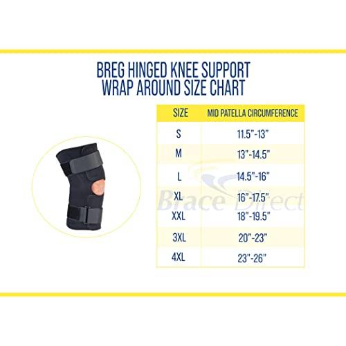 Breg Breg Hinged Knee Support (Wrap Around Style, X-Large)
