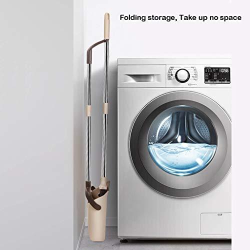 brooms brooms NLIAN and Dustpan Set, with 75cm Long Handle House Sweep with Upright Stand Up Dustpan for Home Kitchen Room Office Lobby Floor Cleaning