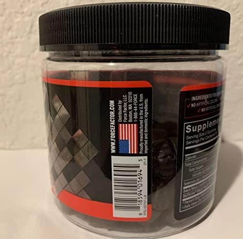 Force Factor Force Factor Black Maca Gummies, 3-Pack, Black Maca Root to Enhance Male Vitality, Increase Energy & Strength, with BioPerine for Superior Absorption, Delicious Passion Berry Flavor, 180 Gummies