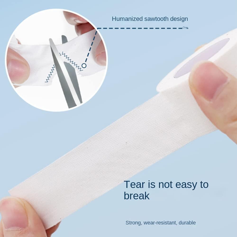 Bolesen 1\" X 5yd Surgical Tape Medical Tape 3 Rolls Waterproof Breathable Adhesive Hypoallergenic First Aid Tape for Sensitive Skin for Wound Care - with Self Sealing (0.35In*11yd)