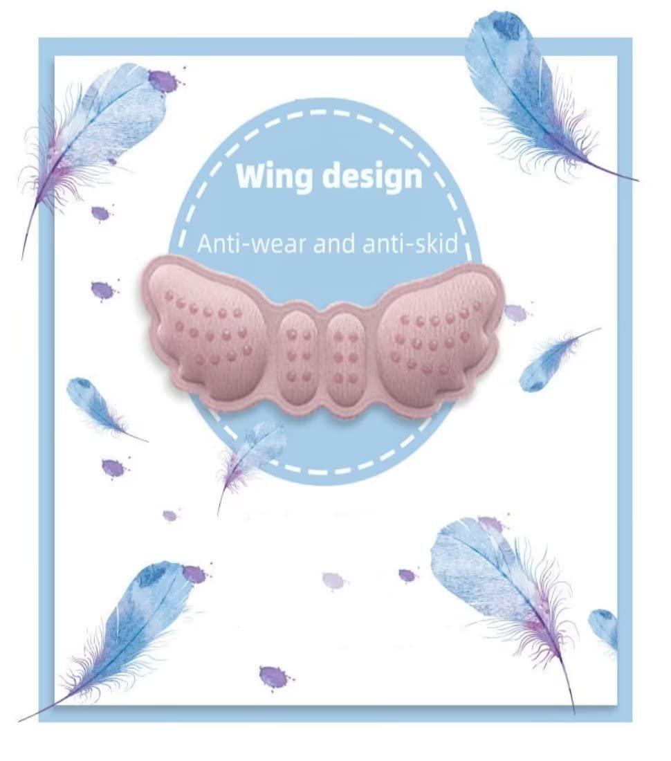 MANYOUYOU 5 Pairs-Heel Inserts for Women and Men, Prevent Heel Slipping, Blistering,and Pressure Sores, Heel Pads and Protectors for Tighter Fit,Pink