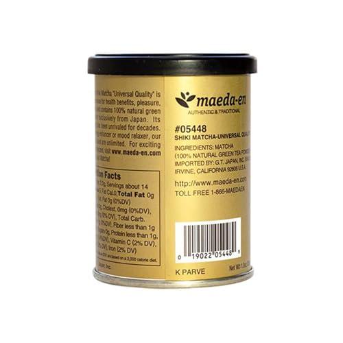MAEDA-EN MAEDA-EN Shiki Matcha Green Tea Powder 112g 4 Pack Japanese Origin 100% for Latte Smoothies and Baking 05448 4pk