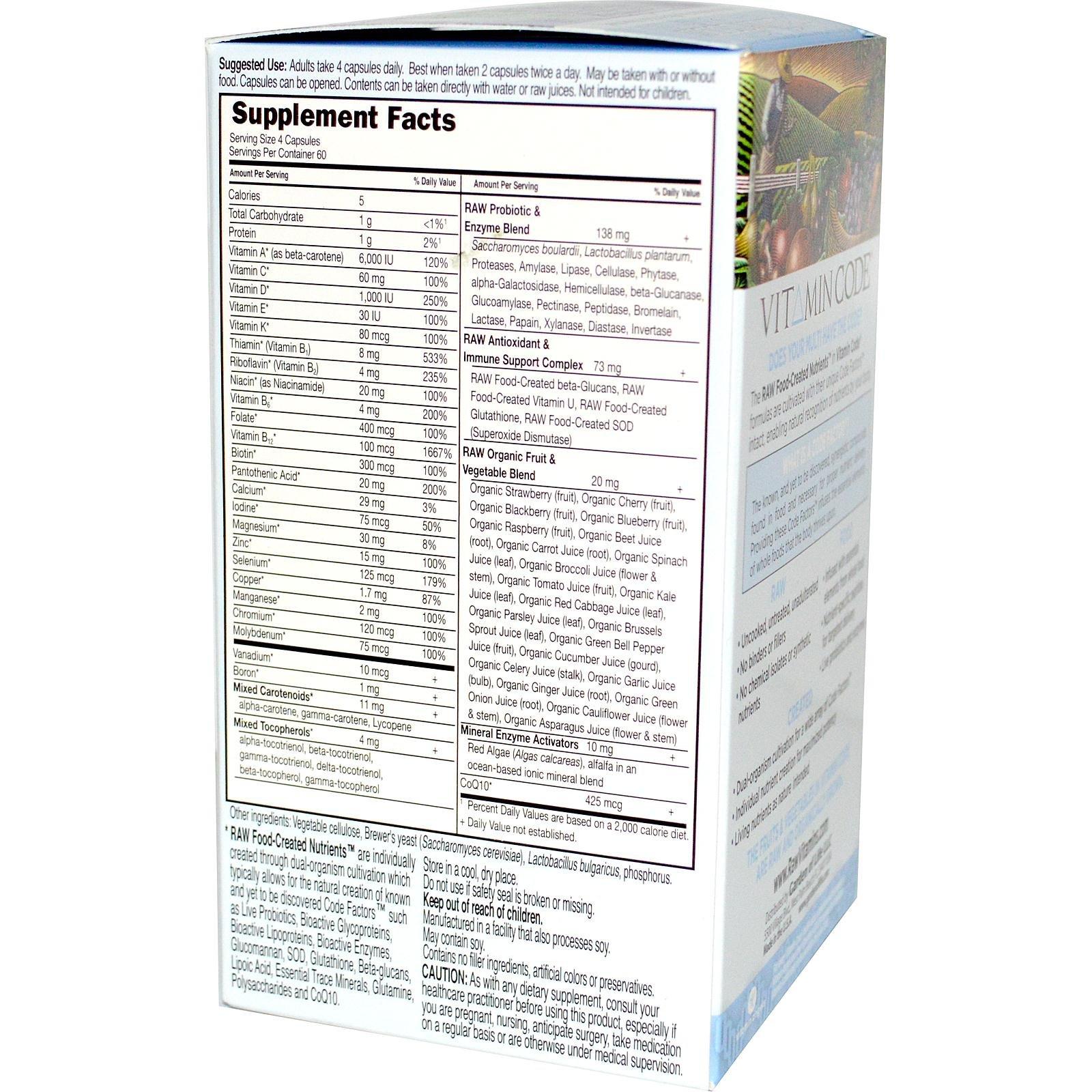 Garden of Life Vitamin Code 50 and Wiser Men's Formula - 240 ct