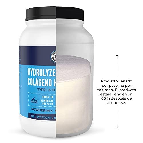 Left Coast Performance 2lb Colageno Hidrolizado En Polvo Para Mujeres y Hombres - Pptidos de Colageno tipo I & III -Alimentado Con Pasto - Sin Sabor Apoya articulaciones, piel, Cabello, uas - Mejor Valor Por Tu Dinero