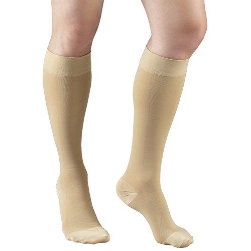 Truform Truform Short Length Compression Stockings, 20-30 mmHg, Beige, Medium (Pack of 2)