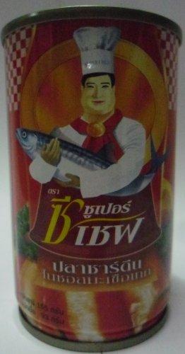 Super Chef Super C Chef Brand Sardines in Tomato Sauce 155g Made in Thailand