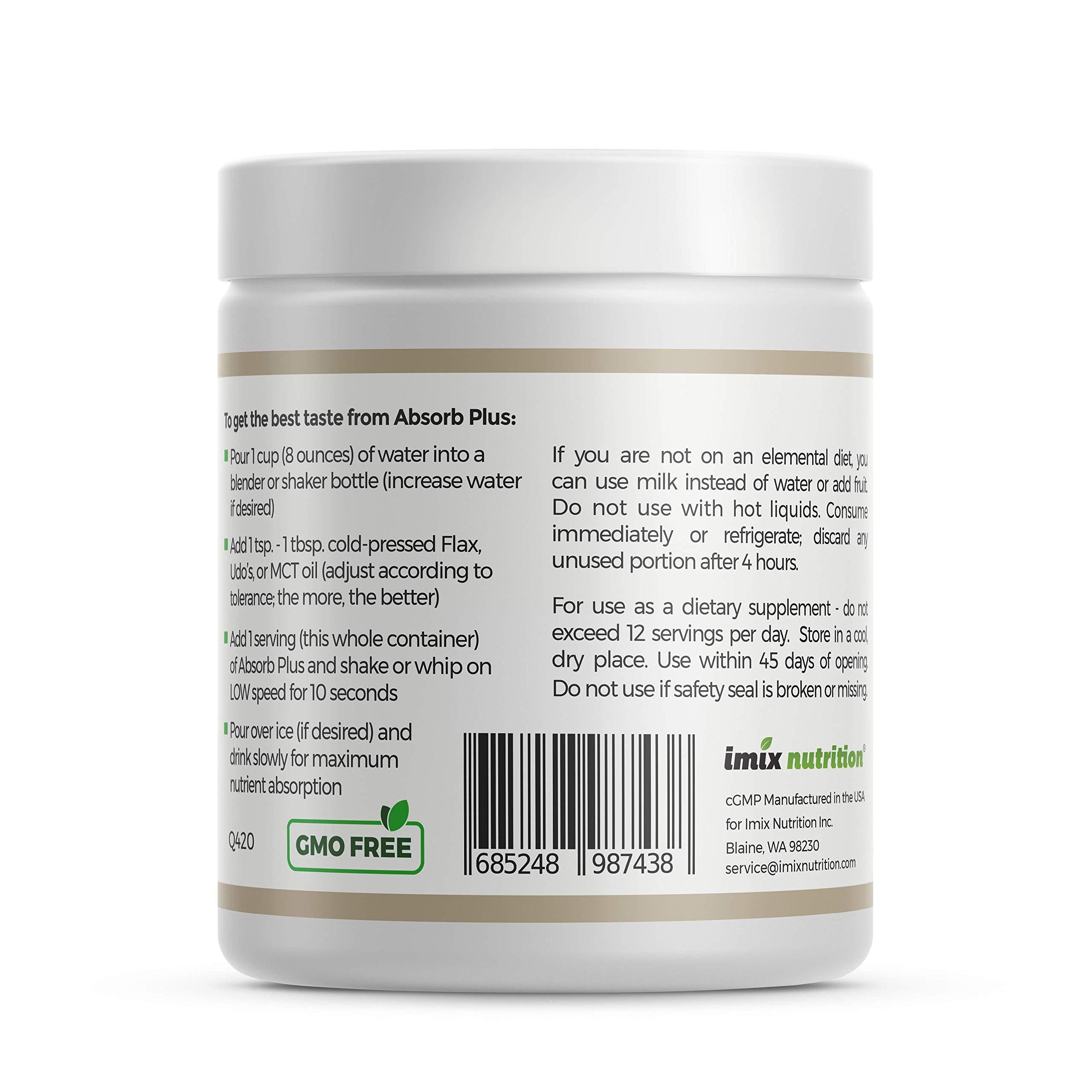Absorb Plus Absorb Plus Elemental Shake  Nutrient-Rich Powder  Lactose-Free, Casein-Free, No Artificial Additives  Smooth, Easily Mixable Powder for Versatile Use  (100 g, Simply Vanilla)