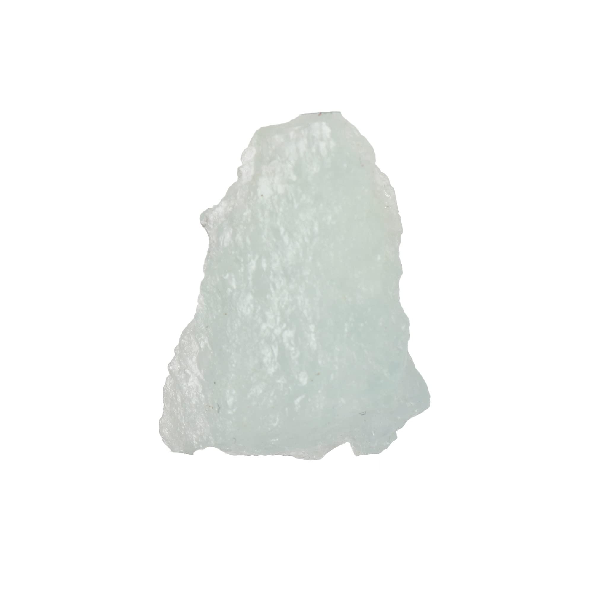 REAL-GEMS 9.8 Ct. Natural Rough Aqua Sky Aquamarine with Healing & Calming Effects - AAA Grade High Energy Raw Aqua Sky Aquamarine for Reiki Crystal Healing GA-745