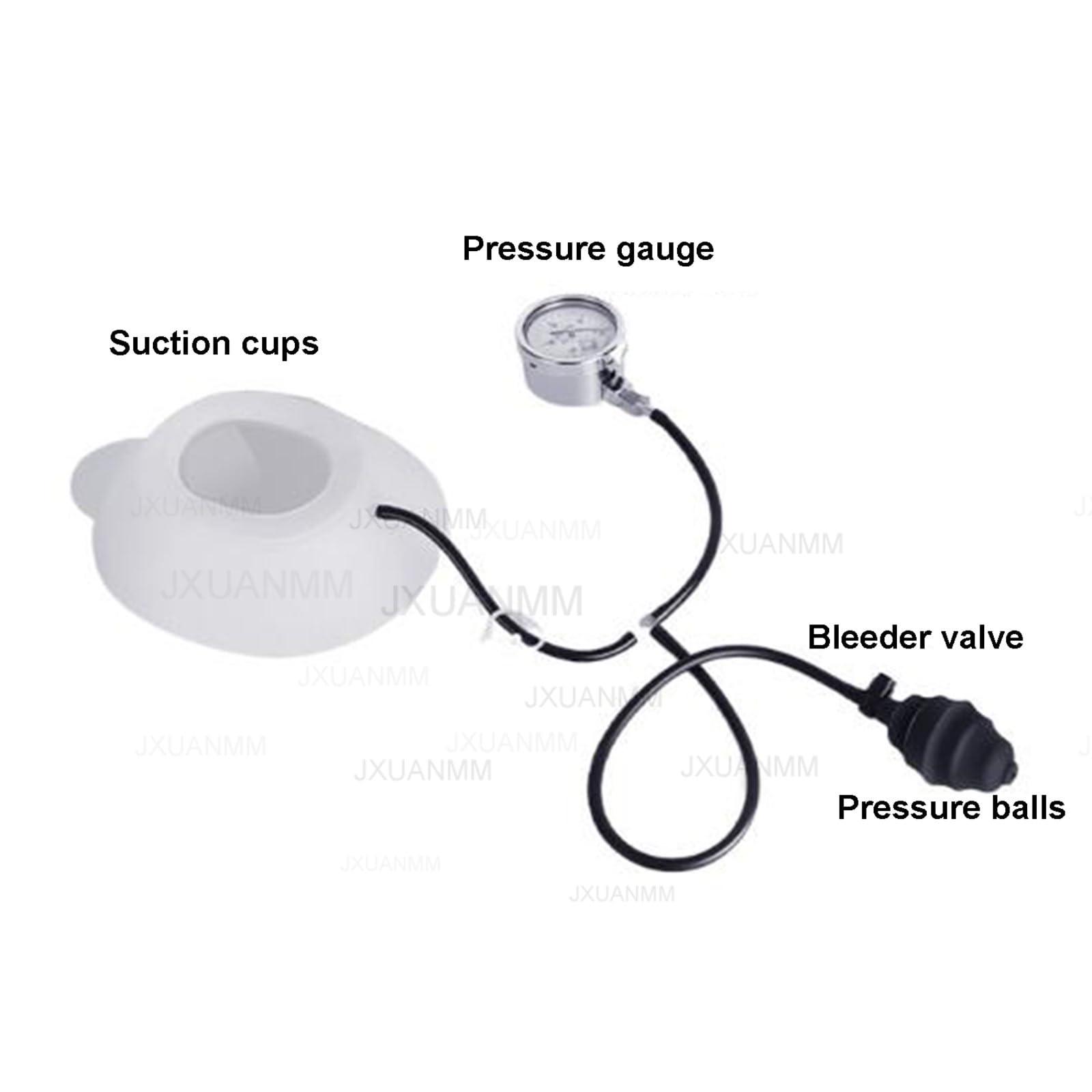 JXUANMM JXUANMM Pectus Excavatum Orthosis Brace,Pectus Excavatum Vacuum Bell - Pectus Excavatum Orthosis Brace,Chest Support,with Pressure Gauge,S