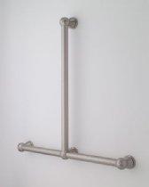 Jaclo Jaclo T70-24H-24W-BKN 24" x 24" Luxury Inverted T Grab Bars, Black Nickel