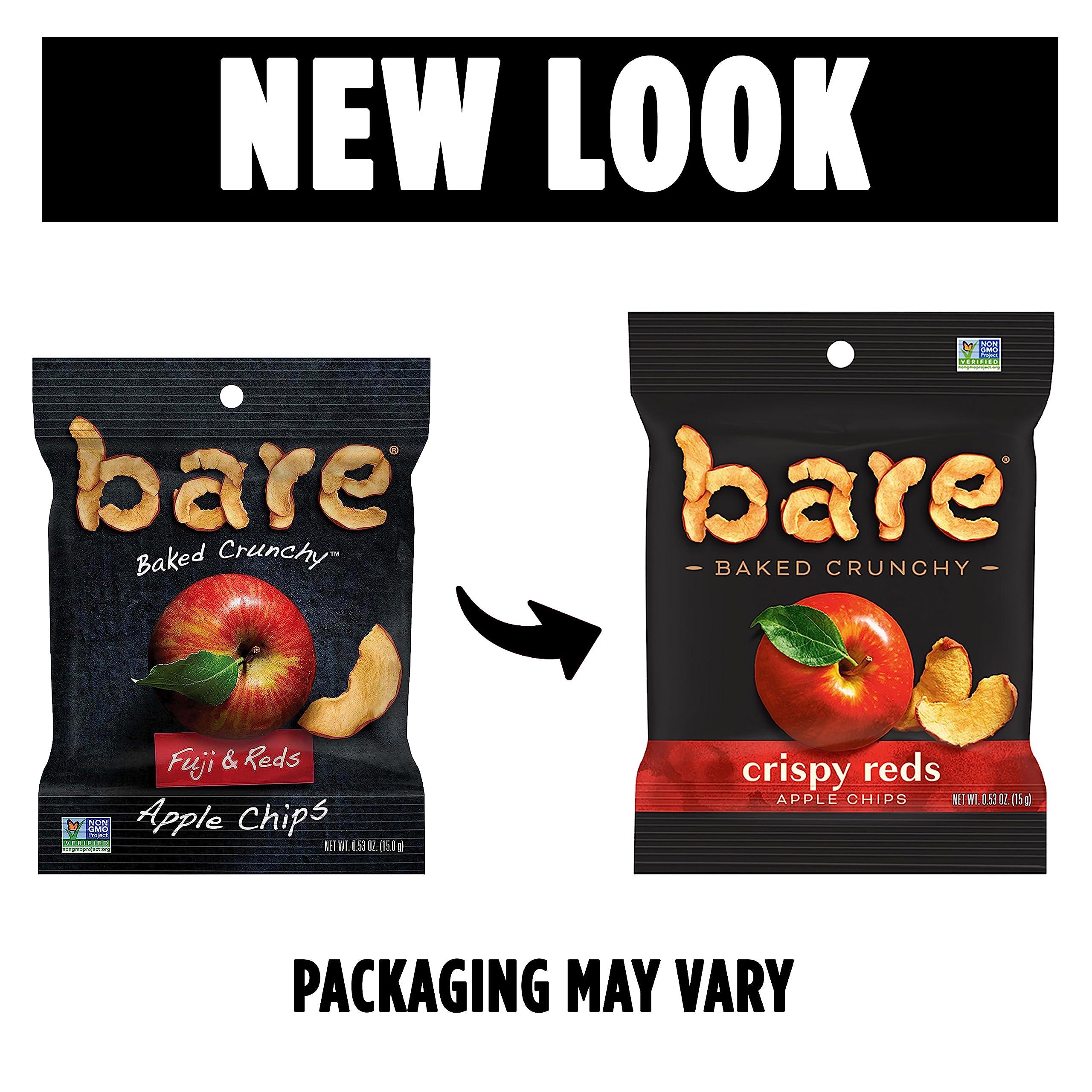 Bare Bare Baked Crunchy, Apples Fuji & Reds, 0.53 Ounce (Pack of 16)