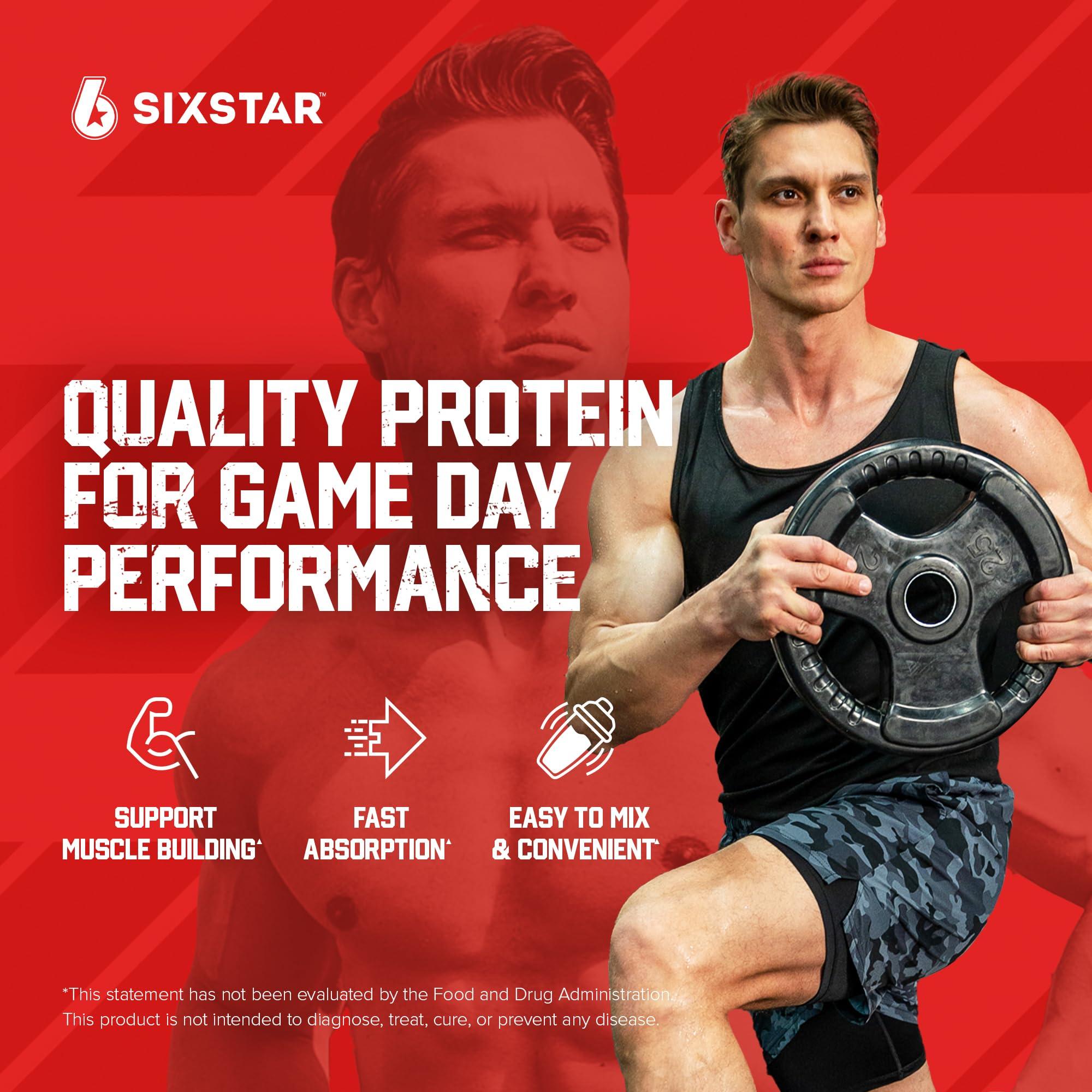 Six Star Six Star Whey Protein Powder Plus - Muscle Building & Recovery Formula with Whey Isolate Powder, BCAAs, 30g Protein, Immune Support - Post-Workout Supplement - Kelloggs Frosted Flakes Flavor, 1.8 lbs