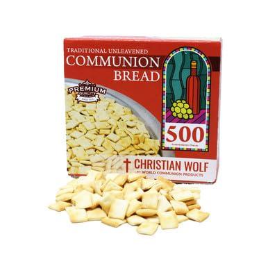 World Communion Cups Unleavened Bread for Communion (500 pieces)