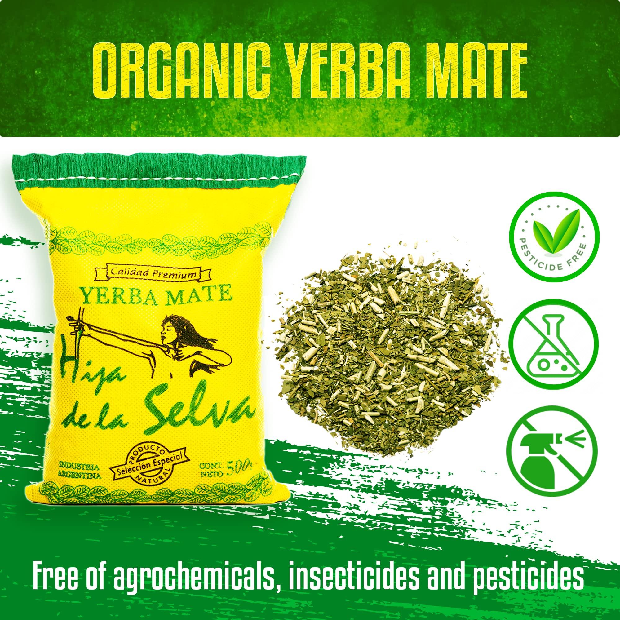 The Argentino The Argentino Yerba Mate Orgnica Hija de la Selva T Suelto Tradicional Sudamericano Bebida De T