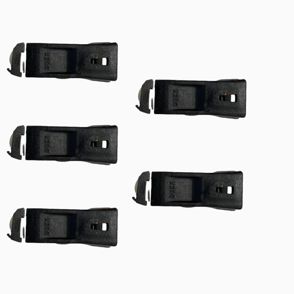 MOTTROL 5 Set X290 Bucket Teeth Tooth,with K290s Steel Locks FITS FOR X290 Style BUCKET TEETH