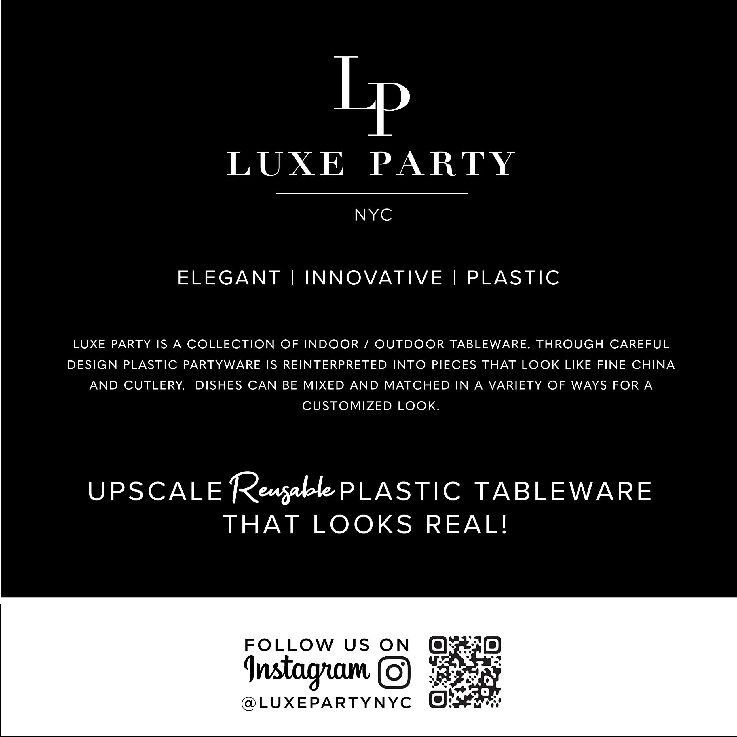 LUXE PARTY LUXE PARTY 36 Stemless Wine Glass Plastic, 12oz Black Plastic Wine Glasses For Parties Disposable Party Cups, Plastic Wine Cups, Wine Glasses Plastic Disposable Plastic Wine Tumbler