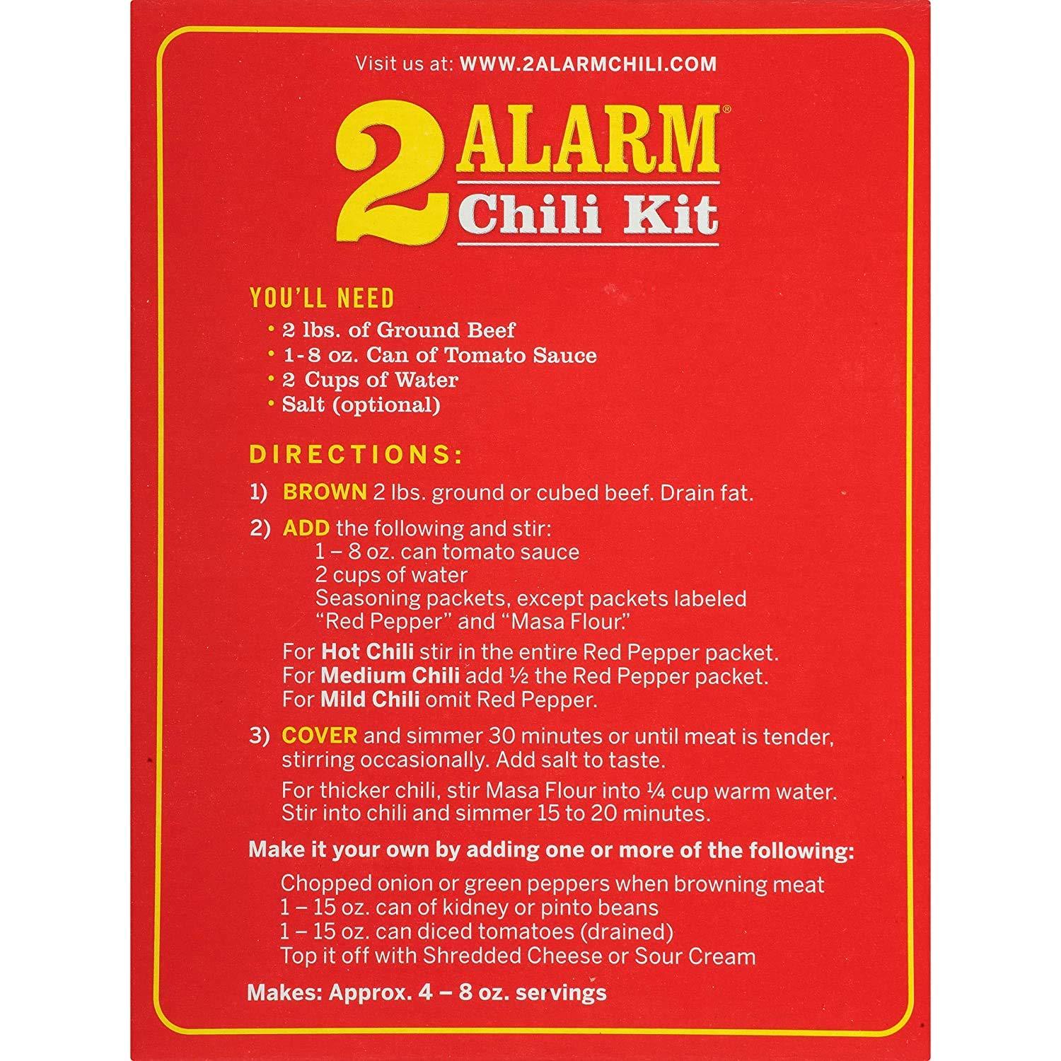 Wick Fowler's Wick Fowler, 2-Alarm Chili Kit, 3.3 Ounce