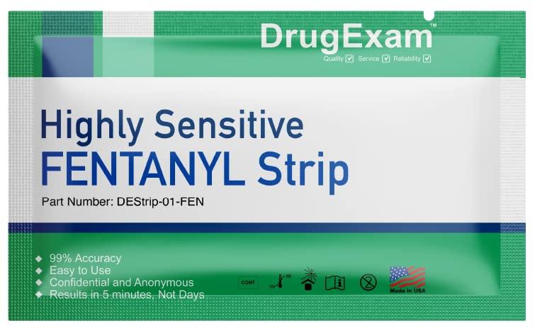DrugExam 20 Pack - DrugExam Urine Drug Test Testing Strip. Testing for FYN 20 ng/mL. Highly Sensitive, Instant Results. Made in USA. (20)