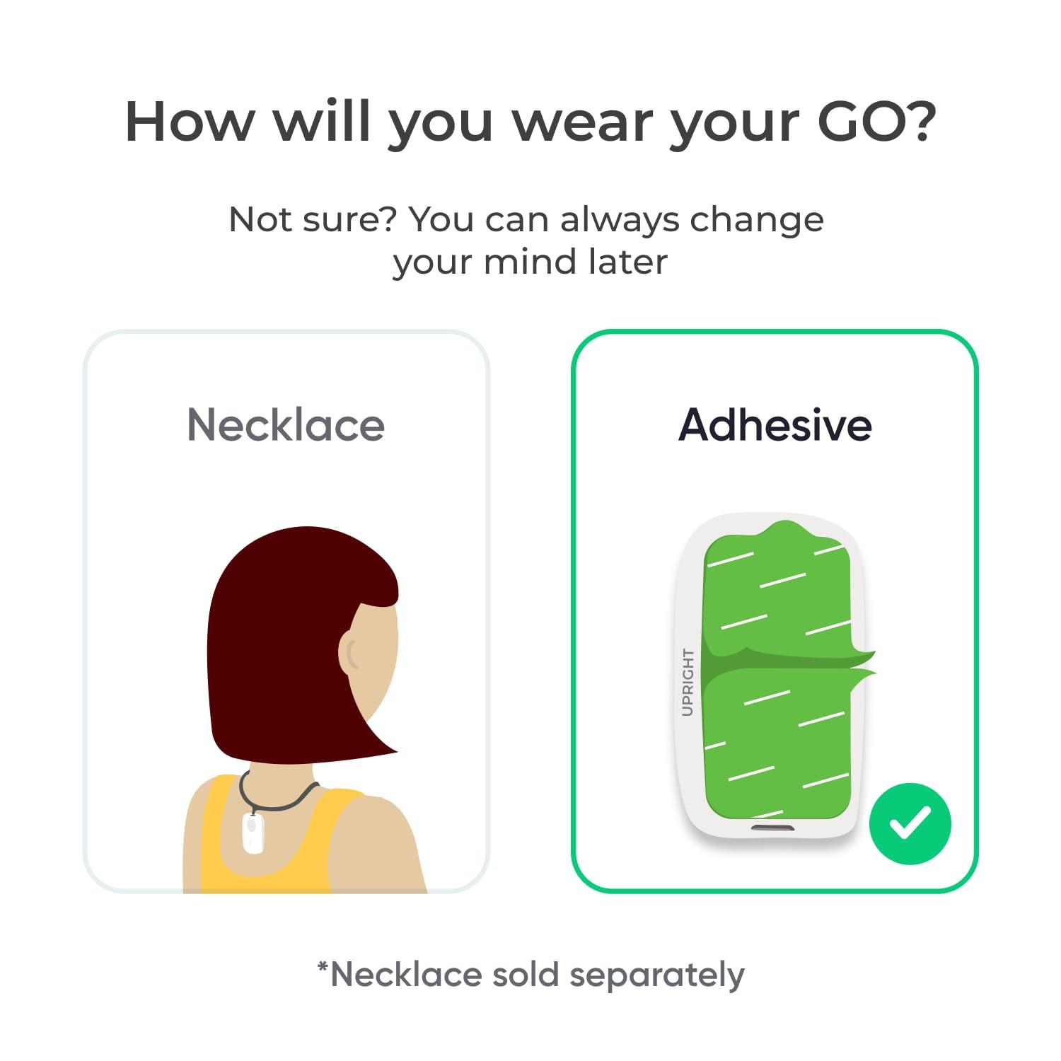 Upright GO Upright GO S Lite | Posture Corrector Trainer & Tracker for Women & Men with Smart App