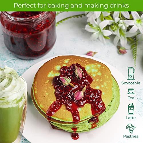 uVernal Organic Matcha Green Tea Powder (1 Lb) - 100% Pure Matcha for Smoothies Latte and Baking - Easy to Mix - Kosher Pareve