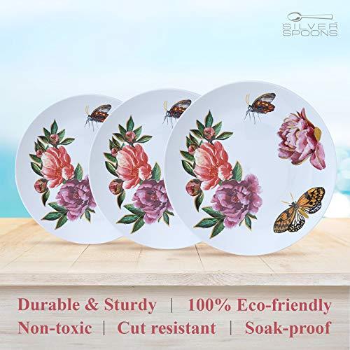 Silver Spoons Silver Spoons Plastic Party Dessert Plates | 20 PC – 7.5, Deep Pink (2082)