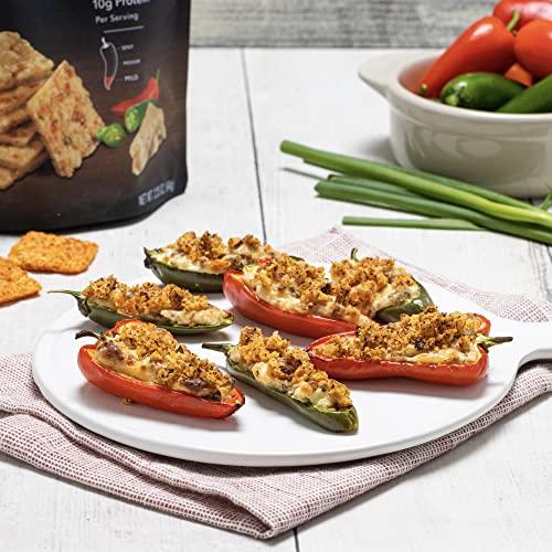 Sonoma Creamery Sonoma Creamery - Cheese Crisps, Pepper Jack, 10 Oz (1 Count) | Savory Snack | High Protein | Low Carb | Gluten Free | Keto-Friendly