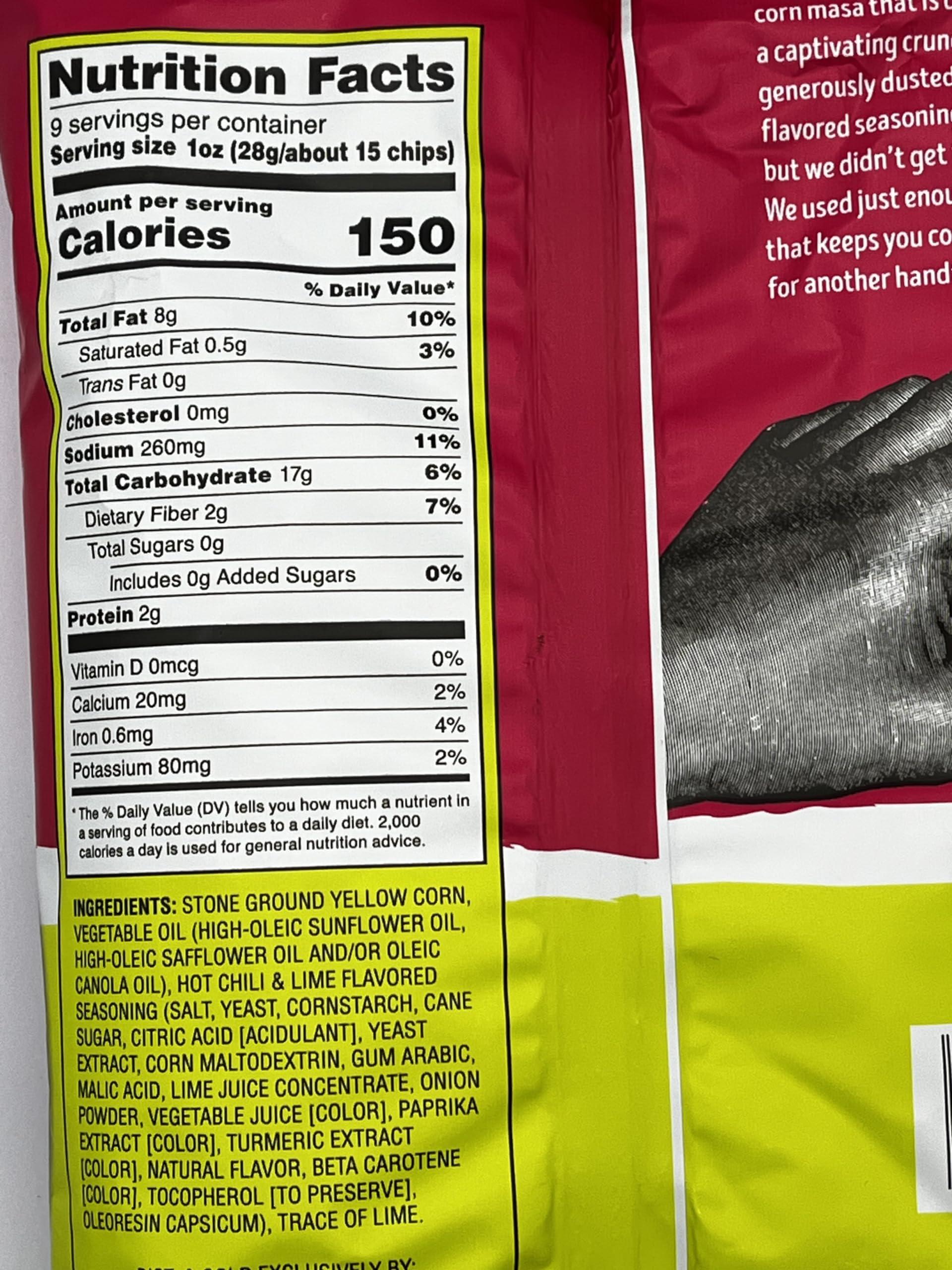 The Grafton Way Trader Joe\'s Rolled Corn Tortilla Chips Chili & Lime Flavored with Grafton Way Chip Clip (1 Pack)