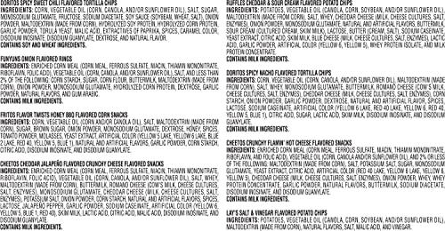 Frito Lay Frito-Lay Snacks Bold Mix Chips Variety Pack, Doritos, Cheetos, Funyuns, Lay\'s, Ruffles, 28 Count (Pack of 1)(Assortment May Vary)