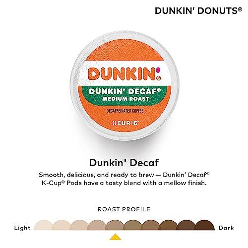 Dunkin' Donuts Dunkin\' Donuts Decaf Keurig Single-Serve K-Cup Pods, Medium Roast, Box of 44 K-Cup Pods