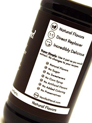 Vanilla Xtend Vanilla Xtend Natural Vanilla Extract Flavor and Extract Replacer 8 Ounces (8 Fl oz)