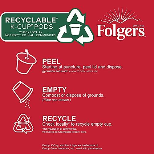 Folgers Folgers, Gourmet Selections, K-Cup Single Serve Coffee, 12 Count, 3.38oz Box(Pack of 3) (Vanilla Biscotti)