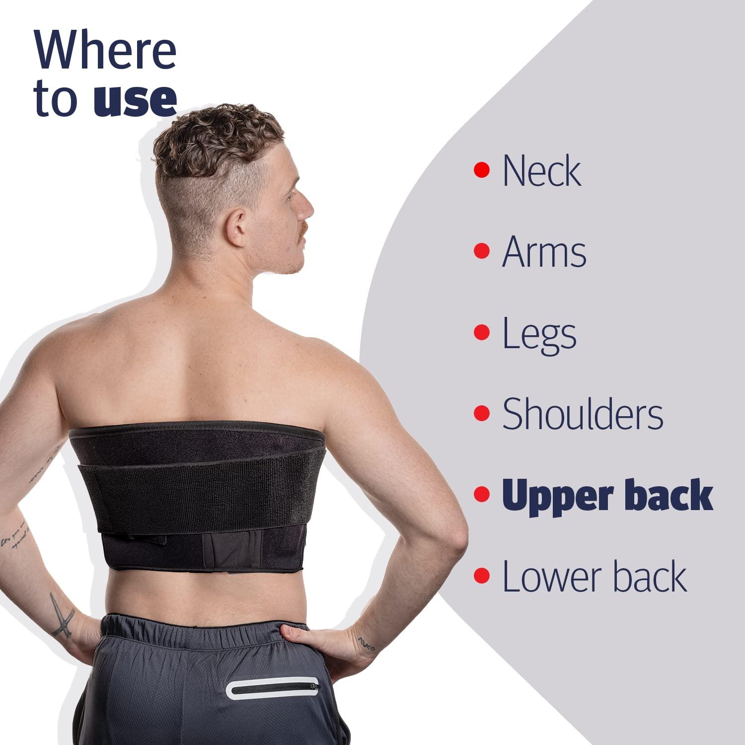 CURALIGHT CURALIGHT Red Light Therapy for Body - LED Infrared and Red Light Therapy Belt for Back, Arms and Neck. Pain Reliever Red Light Body Therapy Equipped. Rechargeable with Powerful LEDs - 660nm 850nm.