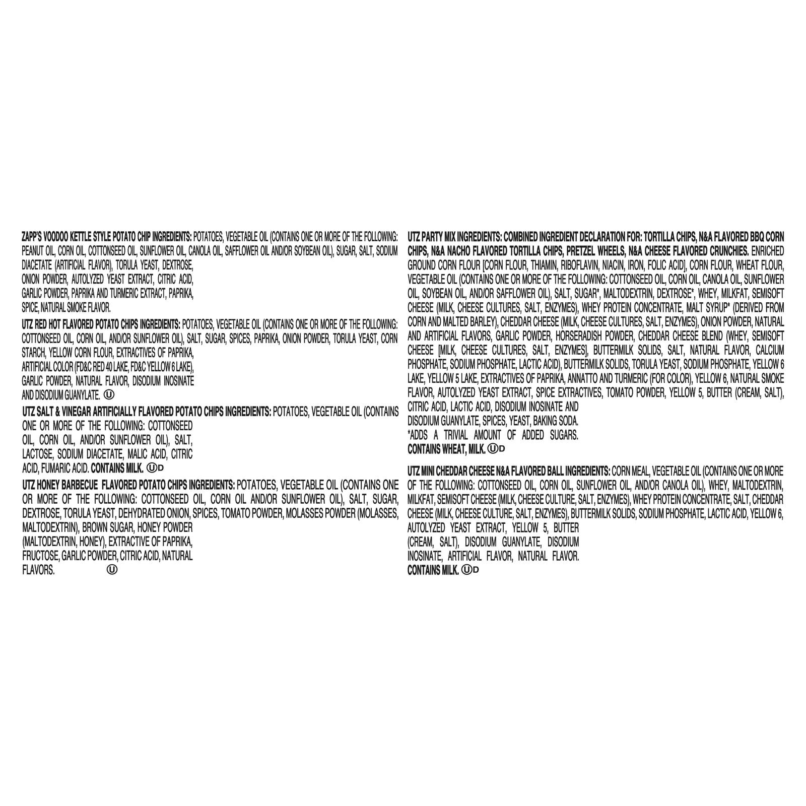 Utz Utz Flavor Lovers Mix Variety Pack, 18 ct, 1oz. Bags