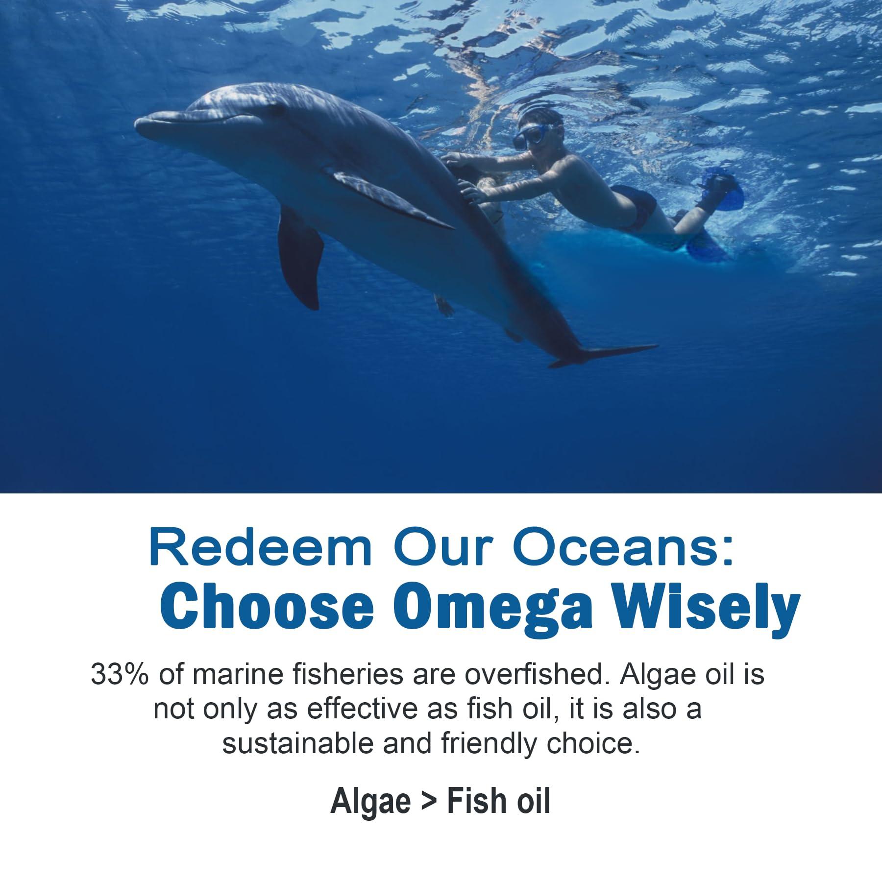 EnvyCure Vegan Omega 3 Gummies 1280mg + Vitamin D3 K2 (MK7), Omega 3 Fish Oil Alternative for Adults, w/Algae EPA 600mg & DHA 400mg, MCT Oil - No Fish Taste - for Brain, Eye, Immune Health, Sugar Free, 2 Pack