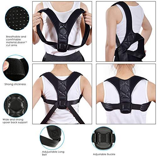 Scoteep Posture Corrector for Men and Women - Adjustable Back Brace - Back posture corrector for Clavicle Support and Providing Pain Relief