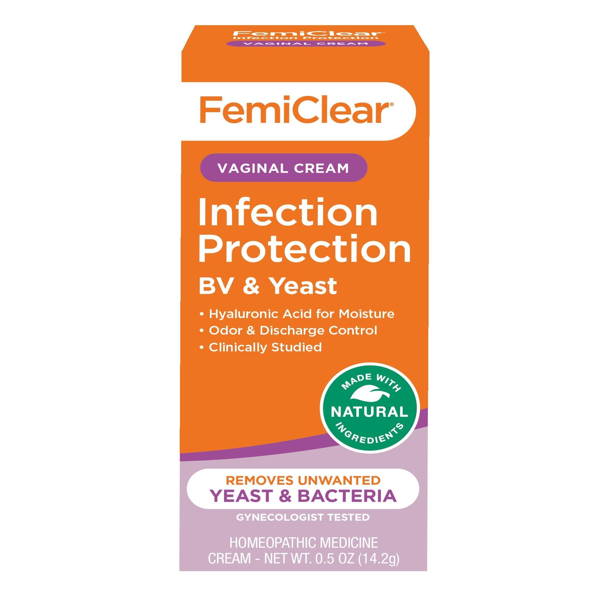 FemiClear FemiClear BV & Yeast Infection Cream - Natural Homeopathic Feminine Care & Protection