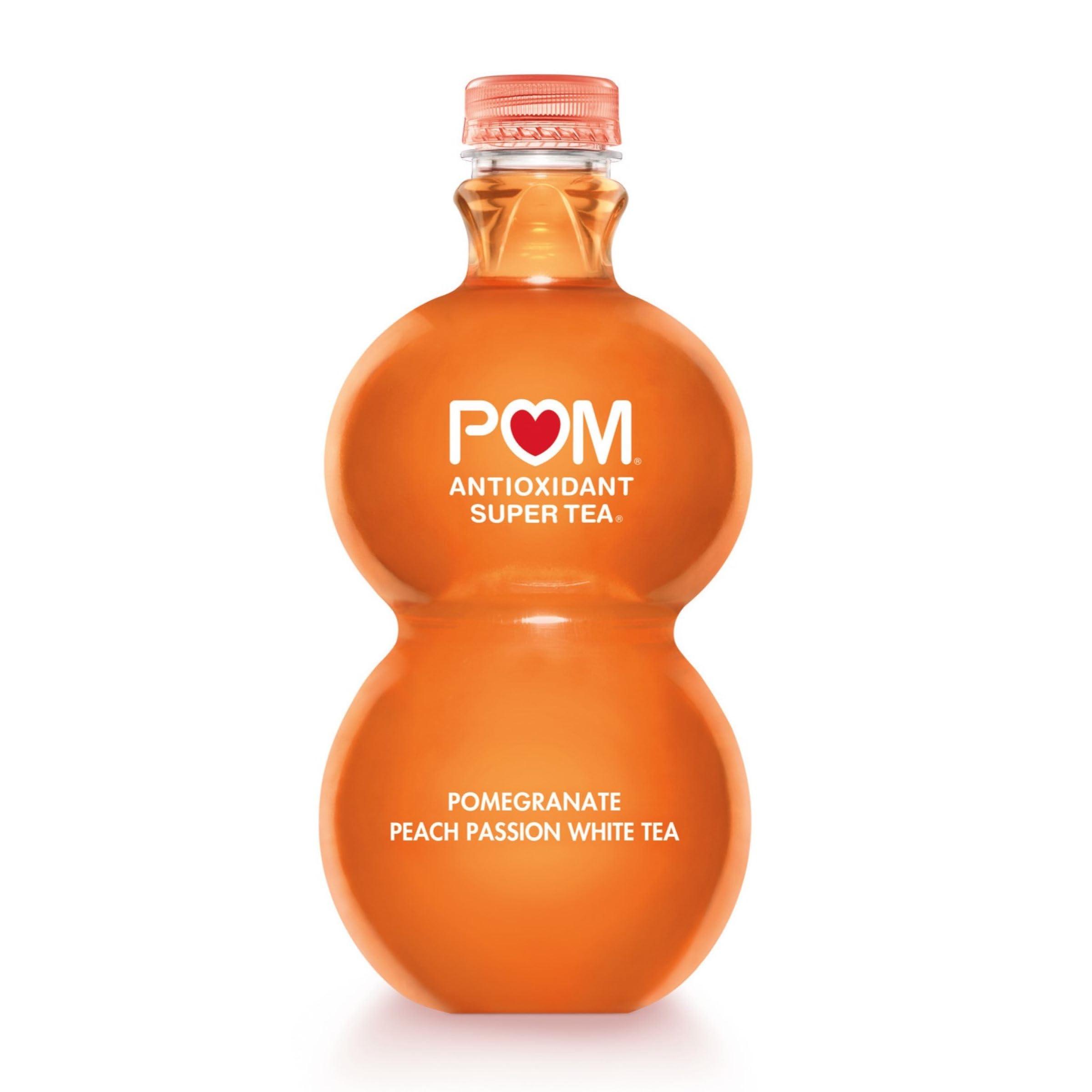 POM Wonderful POM Wonderful Antioxidant Super Tea, Pomegranate Peach Passion White Tea, 48 Ounce