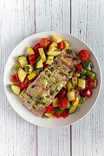 Diablo Verde Diablo Vegan Hot Salsa, All Natural Creamy Cilantro Sauce, 12.5 oz bottle, Made with Lime Juice, Cilantro, Garlic, & Jalapenos, Free of preservatives, gluten, soy, eggs, and nuts (6-pack)