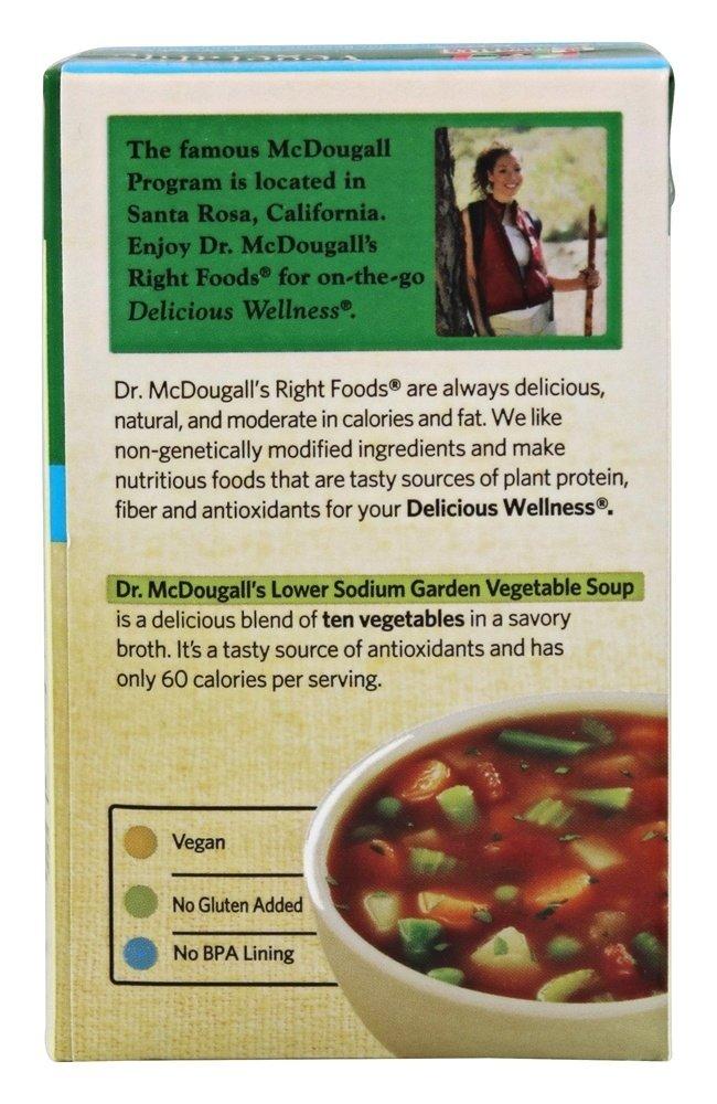 Dr. McDougall's Right Foods DR MCDOUGALLS SOUP RTS LGHT SODM GRDN VEGTBL, 17.9 OZ
