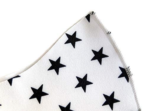 JRMAXX JRMAXX Assorted Fashion Face Masks with 3D Nose Bridge Design for Junior and Teens Made in Korea (Star White 2-pcs)