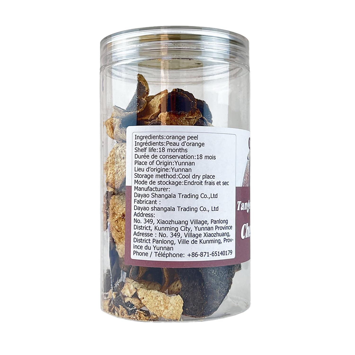 MIHUNTANG Dried Matured Mandarin Peel 3oz 10 Years Dried Citrus Peel Xinhui Tangerine or Orange Pi 85g