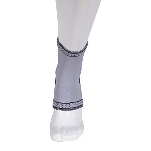 Champion Champion Elastic Ankle Support Compression Sleeve, Gray, Medium