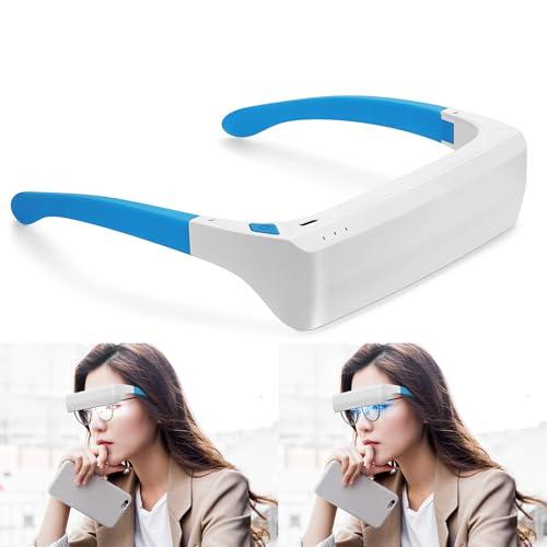 XANXAN Light Therapy Glasses with Travel Case, Blue Light Therapy and Daylight LED Sunlight, Wearable UV-Free Happy Lamp, Natural Relief for Good Sleep, Happy Mood, Boost Energy and Jet Lag