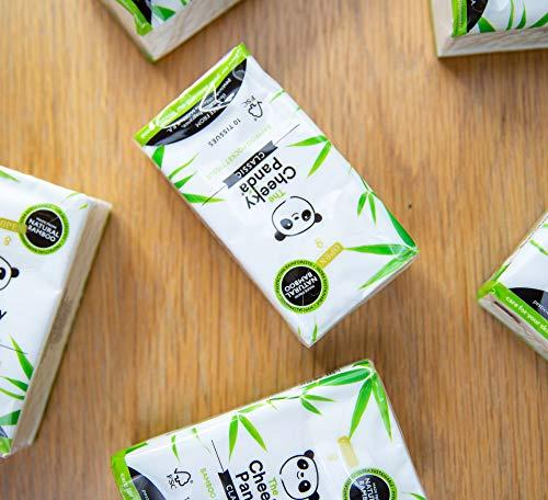 The Cheeky Panda The Cheeky Panda Bamboo Pocket Tissues, 8 Pack of 10 Hypoallergenic Tissues, Ultra Soft, 3-Ply, White, Travel Size