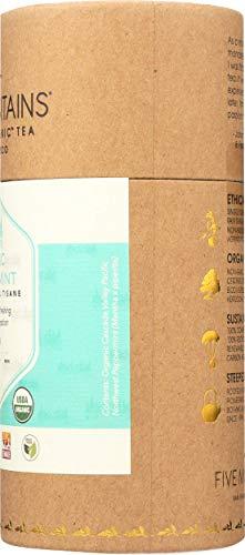 Five Mountains Five Mountains Organic Pacific Peppermint, 15 non-GMO Caffeine-Free Herbal Tea Bags